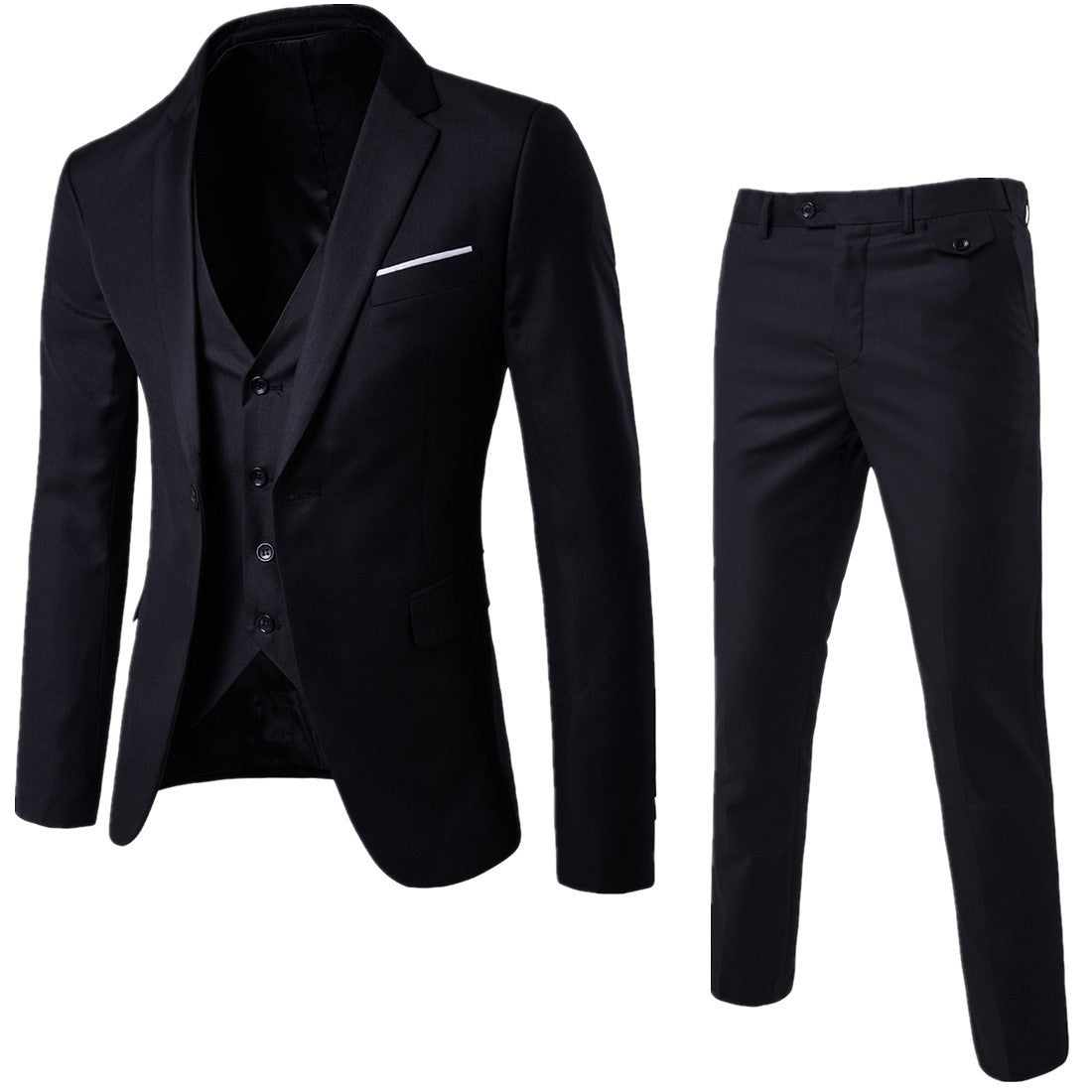 Costume Homme Business Décontracté – Mélange de Coton Élégant