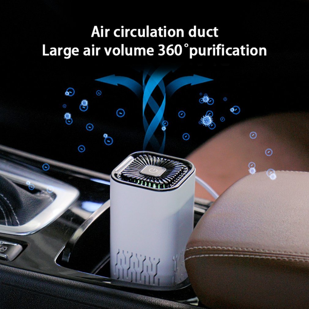 Purificateur d’Air Portable pour Voiture avec Générateur d’Ions Négatifs - Tiktuk shop #