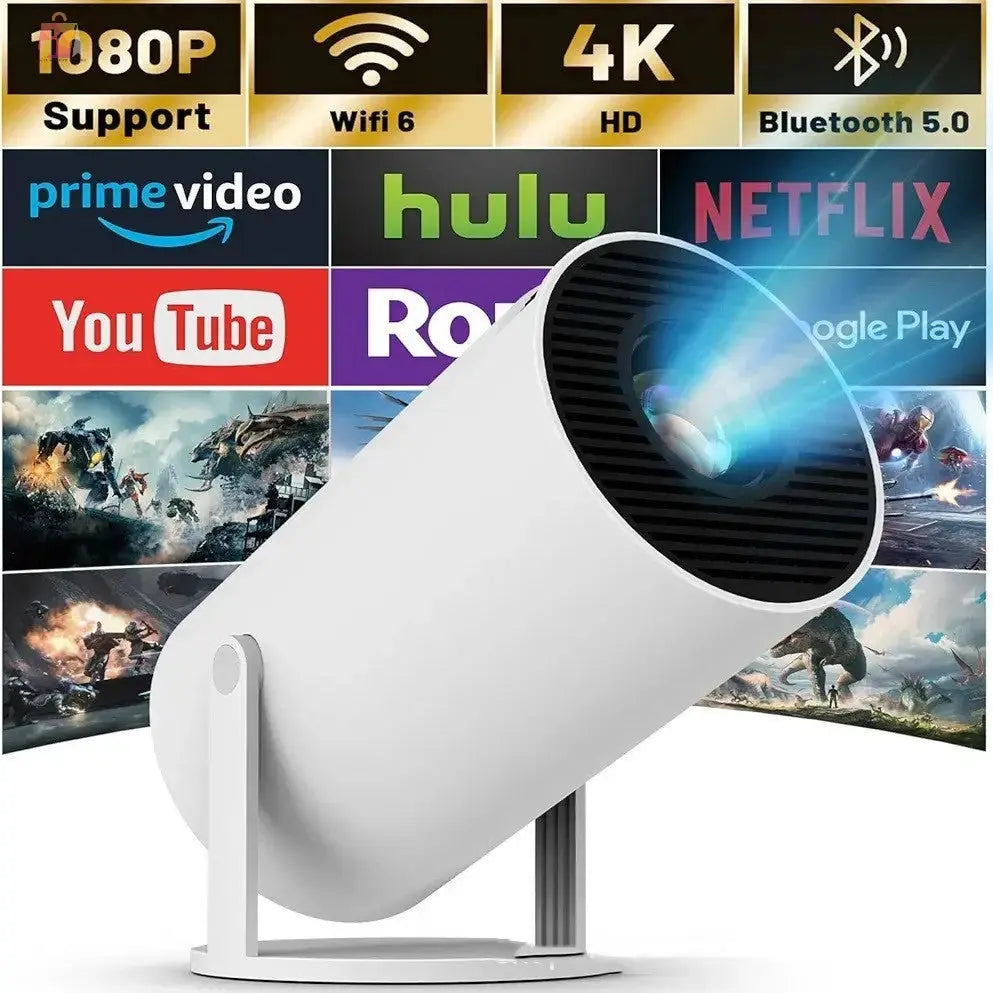 S100 Projector WIFI Projection Screen Home tiktukshop.store