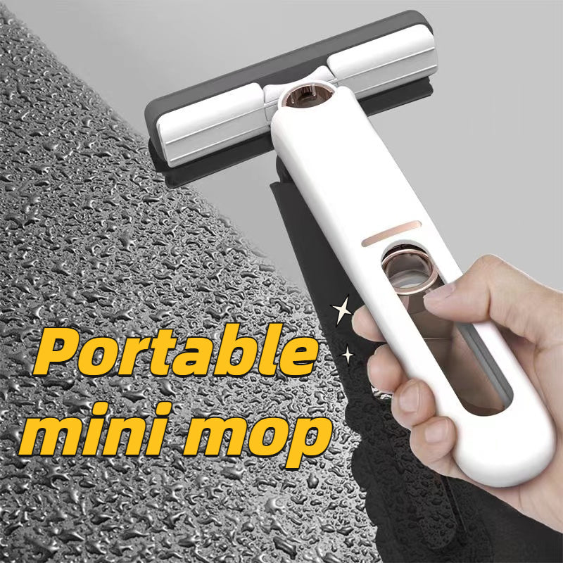 New Portable Self-NSqueeze Mini Mop, Lazy Hand Wash-Free Strong Absorbent - Tiktuk shop #