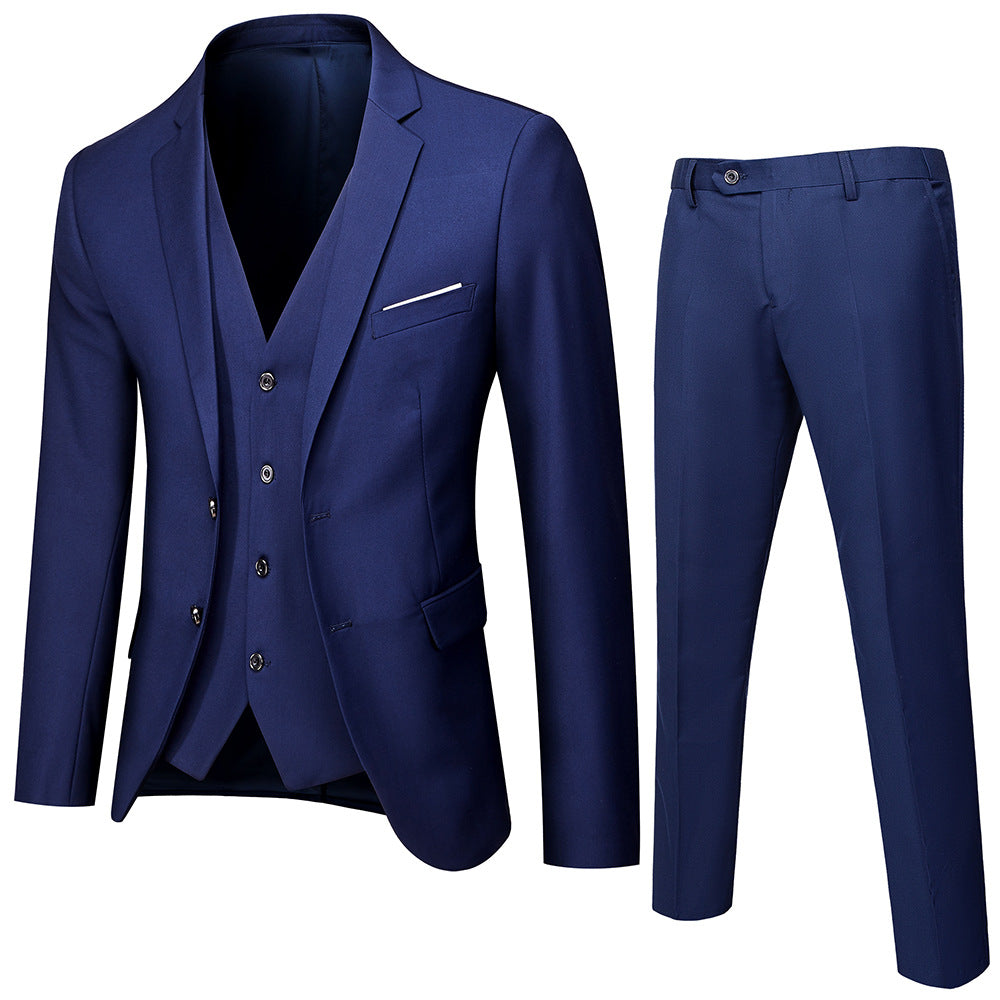 Costume Homme Business Décontracté – Mélange de Coton Élégant