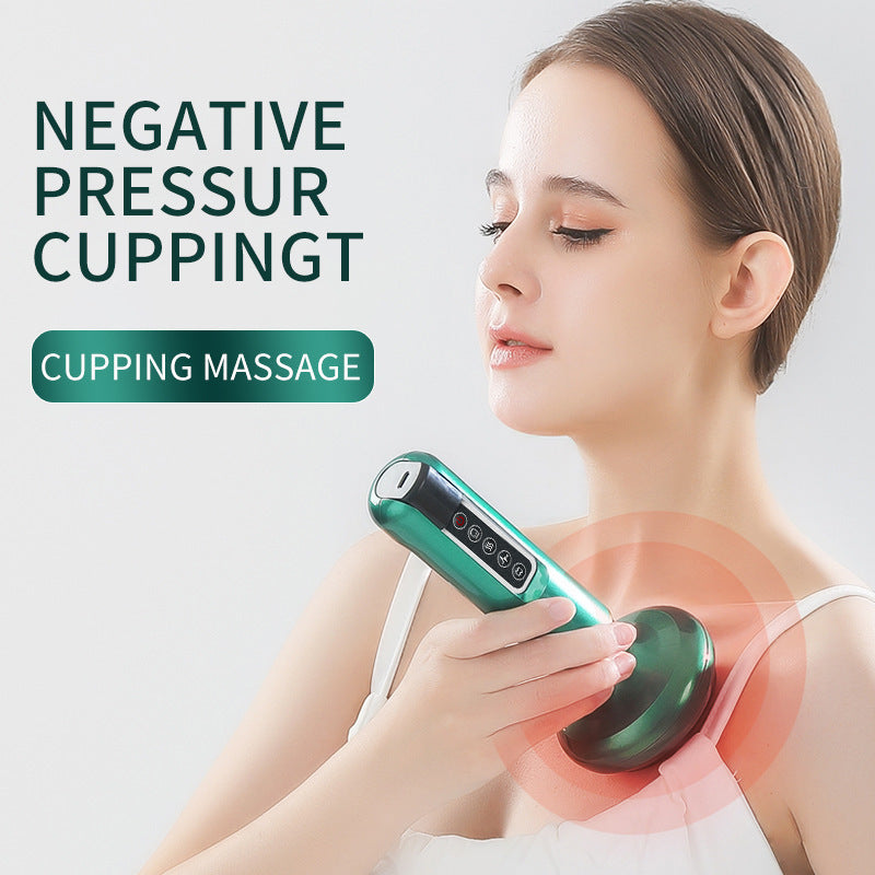 Electric Vacuum Cupping Massager For Body Anti-Cellulite Suction Cup Gua Sha Massage Body Cups Guasha Fat Burning Slimming Jars - Tiktuk shop #