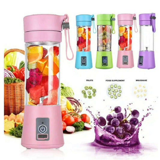 Portable Blender With USB Rechargeable Mini Kitchen Fruit Juice Mixer Home Simple Portable Electric Mini Juicer - Tiktuk shop #