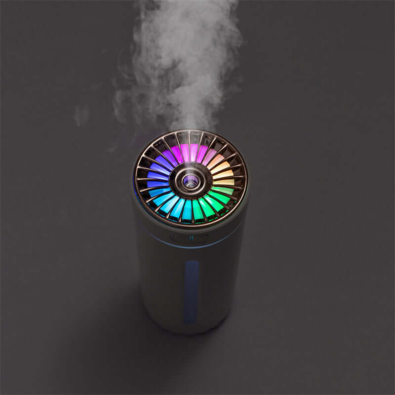 Wireless Air Humidifier Colorful Lights Mute Ultrasonic USB Fogger Diffuser Purifier 800mAh Rechargeabl Cool Mist Maker For Car - Tiktuk shop #